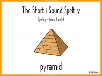 The Short i Sound Spelt y - Years 3 and 4